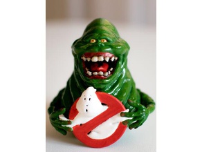 slimer logo ghostbusters creatures 3d print model - Mito3D