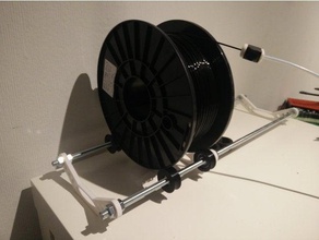 filament spool roller arm 3d printer accessories 3d print model - Mito3D
