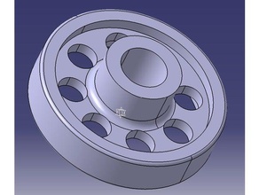 lavavajillas de la rueda las piezas repuesto 3d print model - Mito3D
