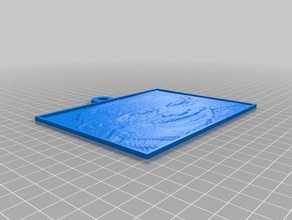 papy 2 2d art personnalisé 3d print model - Mito3D