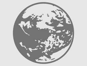 mãe terrestre, o logotipo da moeda moedas e selos earthbound famicom nintendo snes 3d print model - Mito3D