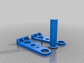 support de bobine-mur pendu v11 Imprimante 3d accessoires L'imprimante bobine filament la spoolholder montage stand tevo tarentule 3d print model - Mito3D