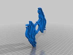 denver broncos fidget spinner models 3d print model - Mito3D