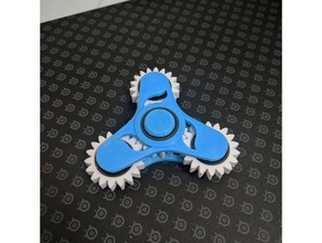 gear fidget spinner mechanical toys ball bearing gears hand 3d print model - Mito3D