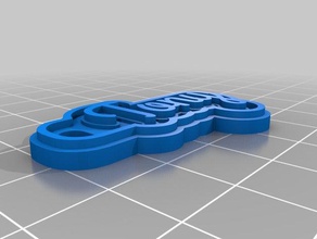 tony Anahtarlık özelleştirilmiş 3d print model - Mito3D