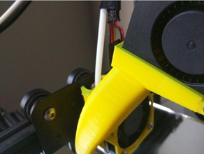 Radialventilator fang creality cr-10 3d-drucken 3d print model - Mito3D