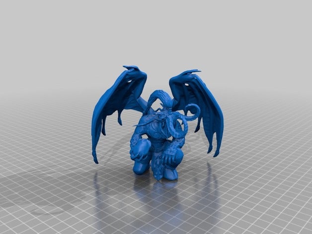 illidan tempesfúria jogos de vídeo warcraft 3 worldofwarcraft mundo 3D print model - Mito3D