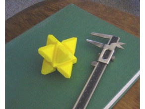 stellated polyhedron math art 3d print model - Mito3D