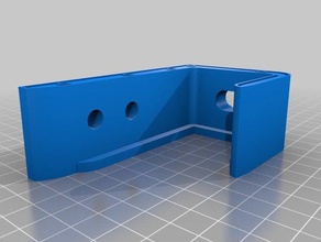 wall hanger larger external hard drive enclosures organization mount 3d print model - Mito3D
