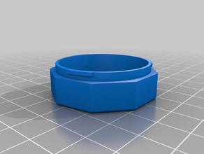 contentor de base recipientes personalizado 3d print model - Mito3D