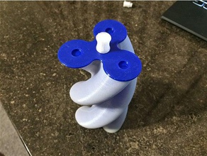 3d helicoidal fidget spinner juguetes mecánicos de juguete 3d print model - Mito3D