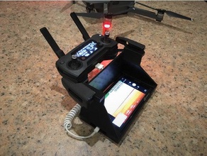 mavic pro iphone 7+ sun visor r c vehicles dji spark drone 7 plus holder air shade 3d print model - Mito3D