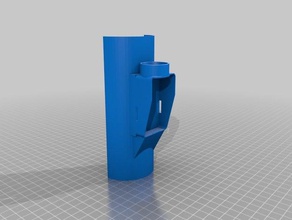 mobius de montagem câmera 54mm alta potência foguetes 58mm diâmetro externo hobby 3d print model - Mito3D