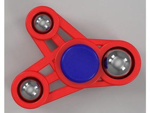 asymétrique fidget spinner jouets mécaniques 3d print model - Mito3D