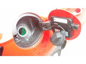 skoda fabia hoş bir özellik yakıt kapağı tutucu araba ııı yararlı 3d print model - Mito3D