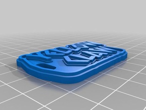 yellow claw keychains customized 3d print model - Mito3D