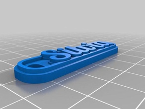 silvia i portachiavi su misura 3d print model - Mito3D