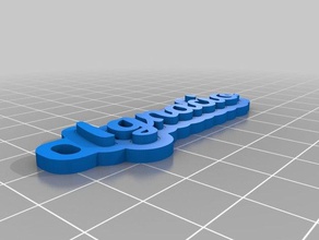 ignacio chaveiros personalizado 3d print model - Mito3D