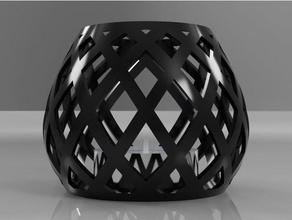 parametrische Kerze cup Dekor 3d print model - Mito3D