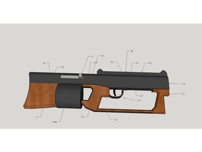 sgr 1 toys & games gun prop 3d print model - Mito3D