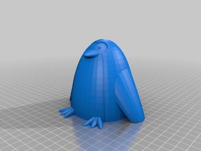 penguin iphone 7 stand 3d printing dock 3d print model - Mito3D