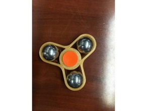 1in steel ball fidget spinner toys & games bearing fidgetspinner hand toy 3d print model - Mito3D