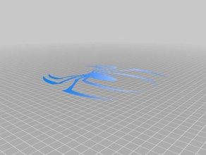 homem-aranha logotipo da fantasia traje 3d print model - Mito3D
