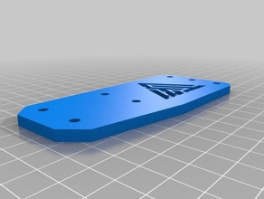plate no text 3d printer parts 3d print model - Mito3D
