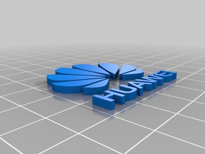 el logo de huawei La impresión en 3d 3d print model - Mito3D
