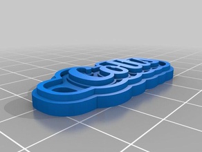 colts red keychains customized 3d print model - Mito3D