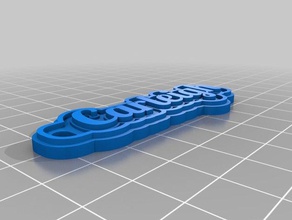 carleigh red keychains customized 3d print model - Mito3D