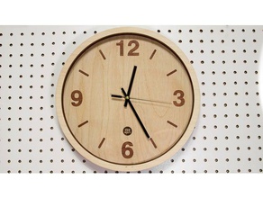wooden clock renewal laser cut diy 150watt cutter wall 3d print model - Mito3D