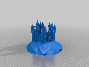 grand castle edifici e strutture su misura 3d print model - Mito3D