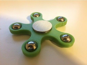 fidget spinner 11mm steel balls mechanical toys abs fidget-toy fidgeting hand spinners toy pla ball 3d print model - Mito3D