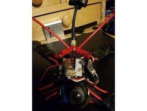 hyphy antenna mount r c vehicles frsky le 3d print model - Mito3D