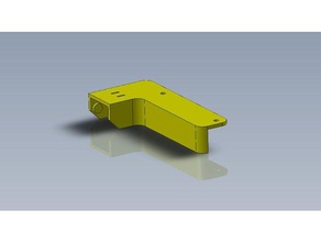 Wärme Bett-Kabel-Kette mounts printrbot simple metal-x-Achse-upgrade 3d Drucker Zubehör 3d print model - Mito3D