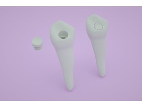 tooth fairy box v2 3d print model - Mito3D