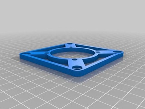 my customized pc fan adapter plate computer 3d print model - Mito3D