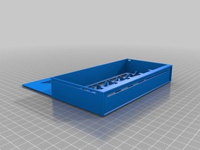 vallejo pintura bandeja apilable - box portaherramientas y cajas 3d print model - Mito3D