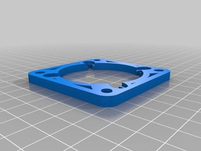 my customized pc fan adapter plate computer 3d print model - Mito3D