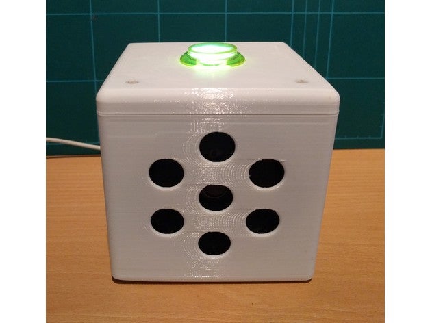 google aiy voice kit-Fall - Elektronik aiyproject raspberry pi pi-Fall 3D print model - Mito3D