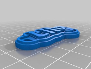 lily Schlüsselanhänger kundengebundene 3d print model - Mito3D