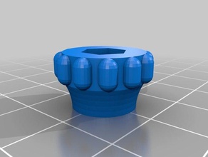 my customized ultimate nut knob generator diy 3d print model - Mito3D