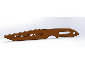dummy training knife airsoft accesories 3d print model - Mito3D