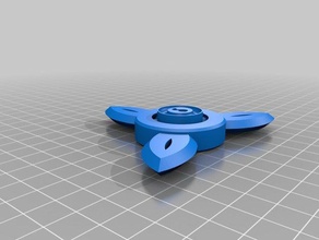 fidget spinner-impressão lugar mecânico de brinquedos 3d print model - Mito3D