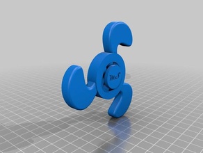 fidget spinner - fan jouets mécaniques de entièrement imprimé en 3d aucun assemblage imprimer la place 3d print model - Mito3D