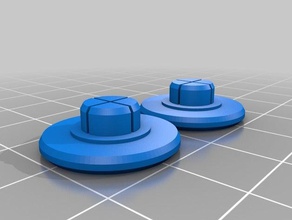 meu personalizados giratório caps qualquer rolamento mecânico de brinquedos personalizado 3d print model - Mito3D