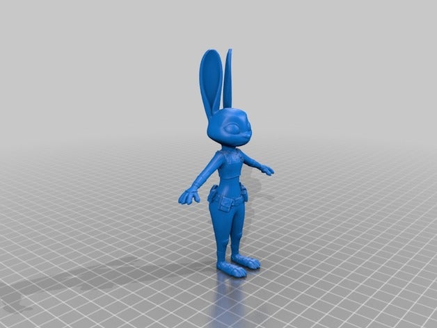 judy hopps 3d 3D print model - Mito3D