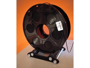 spool stehen 3d-drucken filament holder spool-roller 3d print model - Mito3D