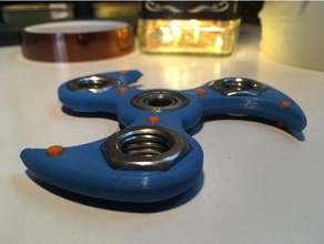 mano lama filatore gadget fidget spinner handspinner fatta rizzo nessuna ha adrien filatori 3d print model - Mito3D
